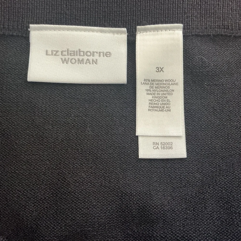 Women’s Black Merino Wool Skirt Size 3X. - Picture 2 of 5